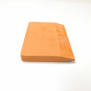 Orange Rubber Block Squeegee with Bevelled Edge