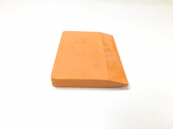 Orange Rubber Block Squeegee with Bevelled Edge