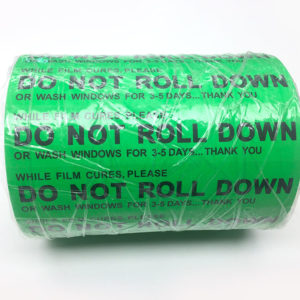Do Not Roll Down Labels