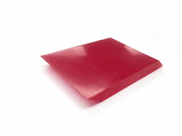 PU Red Squeegee – Block or Bevelled