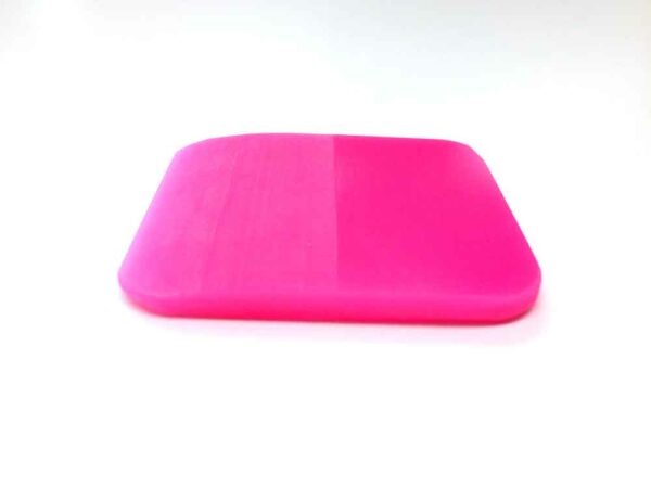 PPF HiVis Pink/Green Squeegee – Rounded